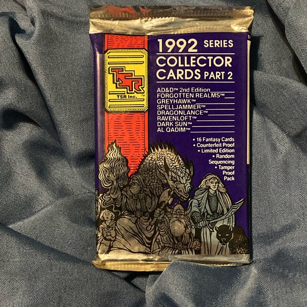 1992 TSR Collector Cards Part 2 Pack